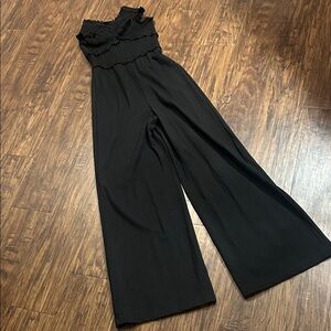 Gianni Bini Black Strapless Jumpsuit
